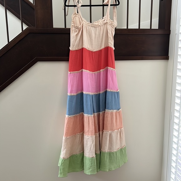 FRNCH colour block maxi dress - Picture 4 of 5